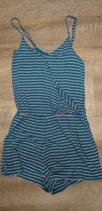 American Eagle Striped Romper